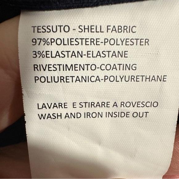 Conbipel open front jacket, navy, sparkly, sz 44 (M-L), new, Italy - Picture 9 of 14